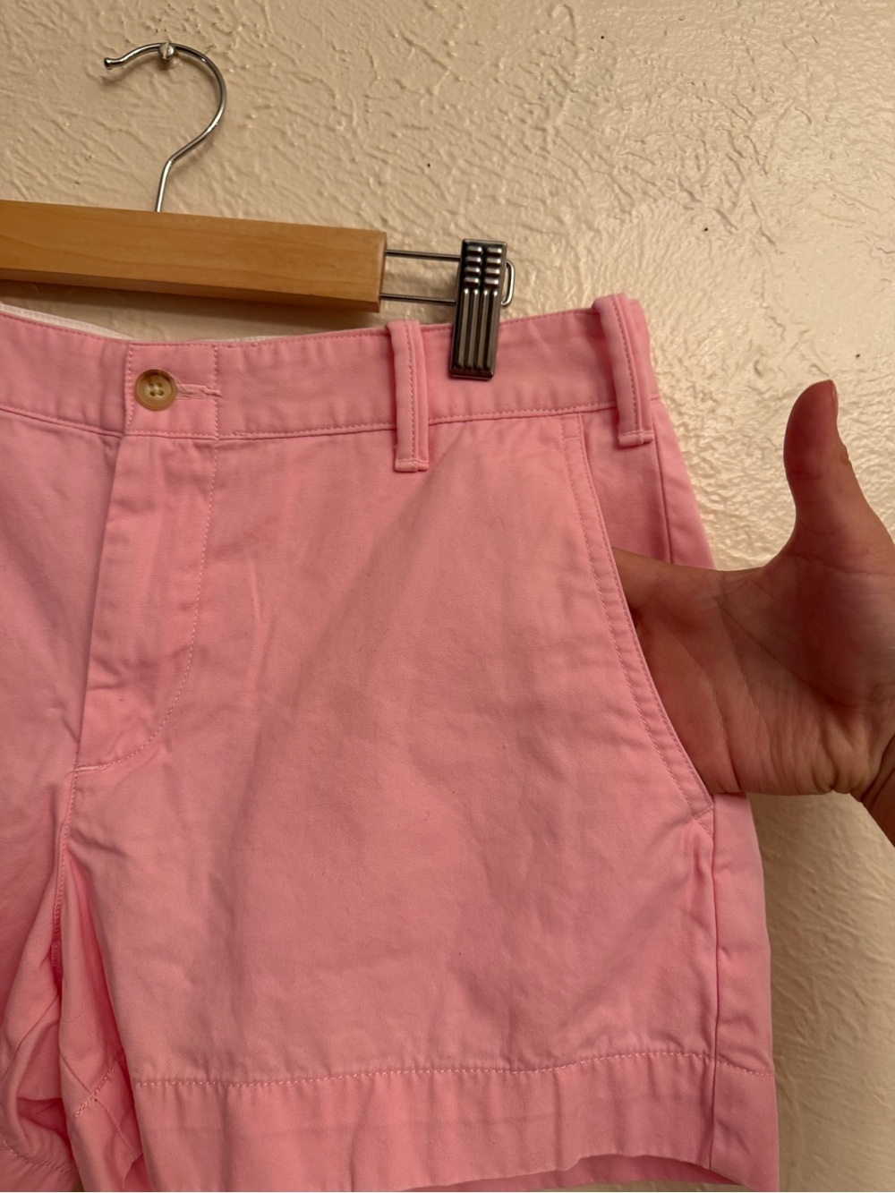 Polo by Ralph Lauren Pink Cotton Bermuda Shorts - Picture 2 of 10